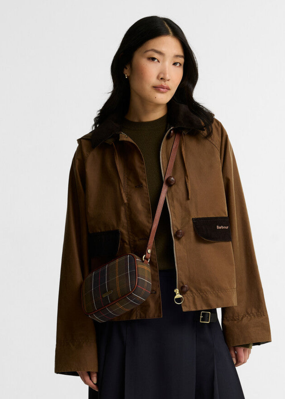 Daphne Mini Tartan Crossbody Bag