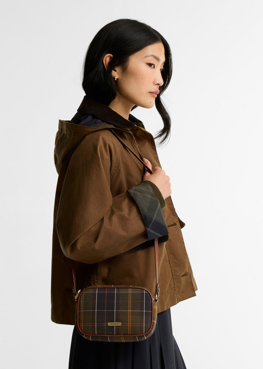 Daphne Mini Tartan Crossbody Bag