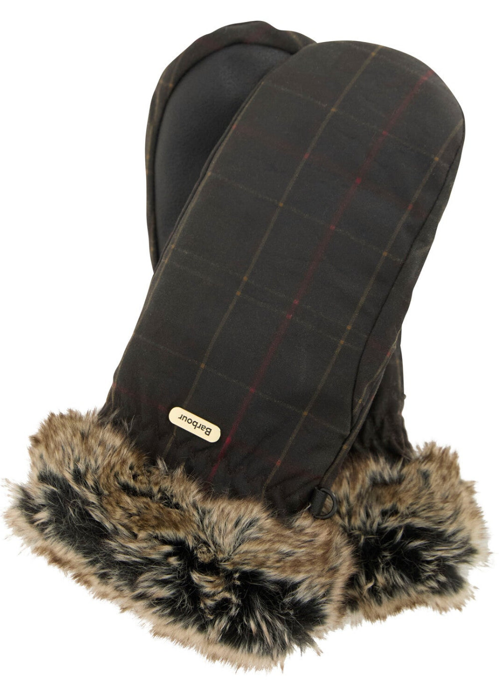 Tartan Wax Mitts