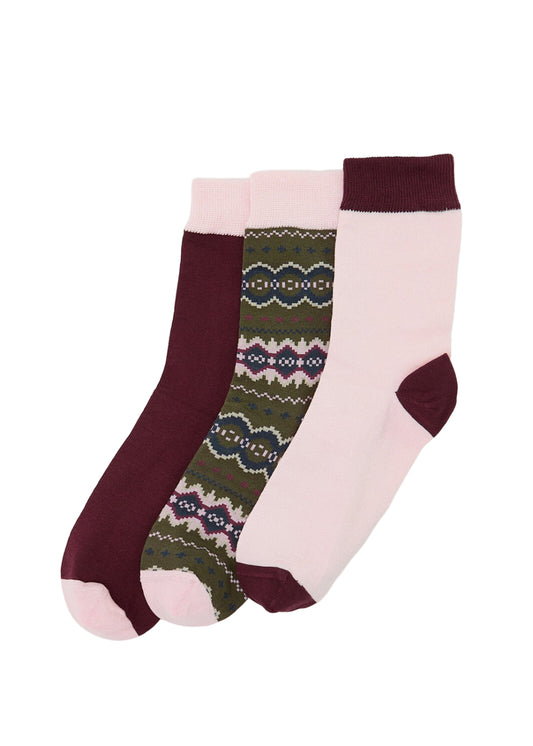 Helen Fairisle Socks Gift Set