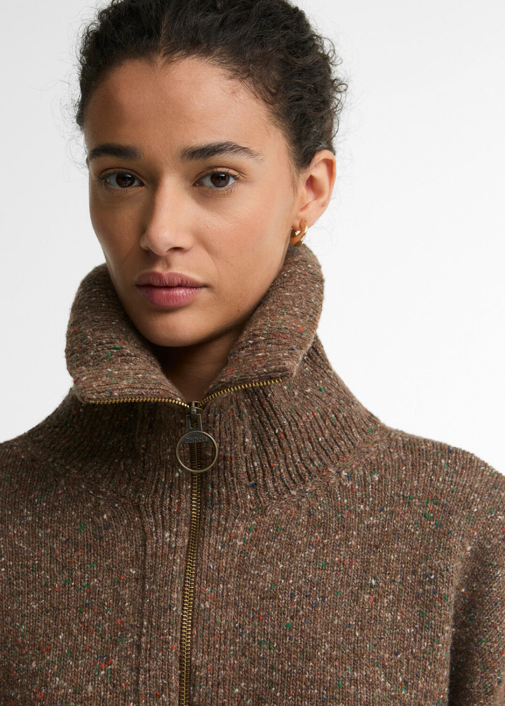 Lavensdale Half Zip Fleck Knitted Jumper