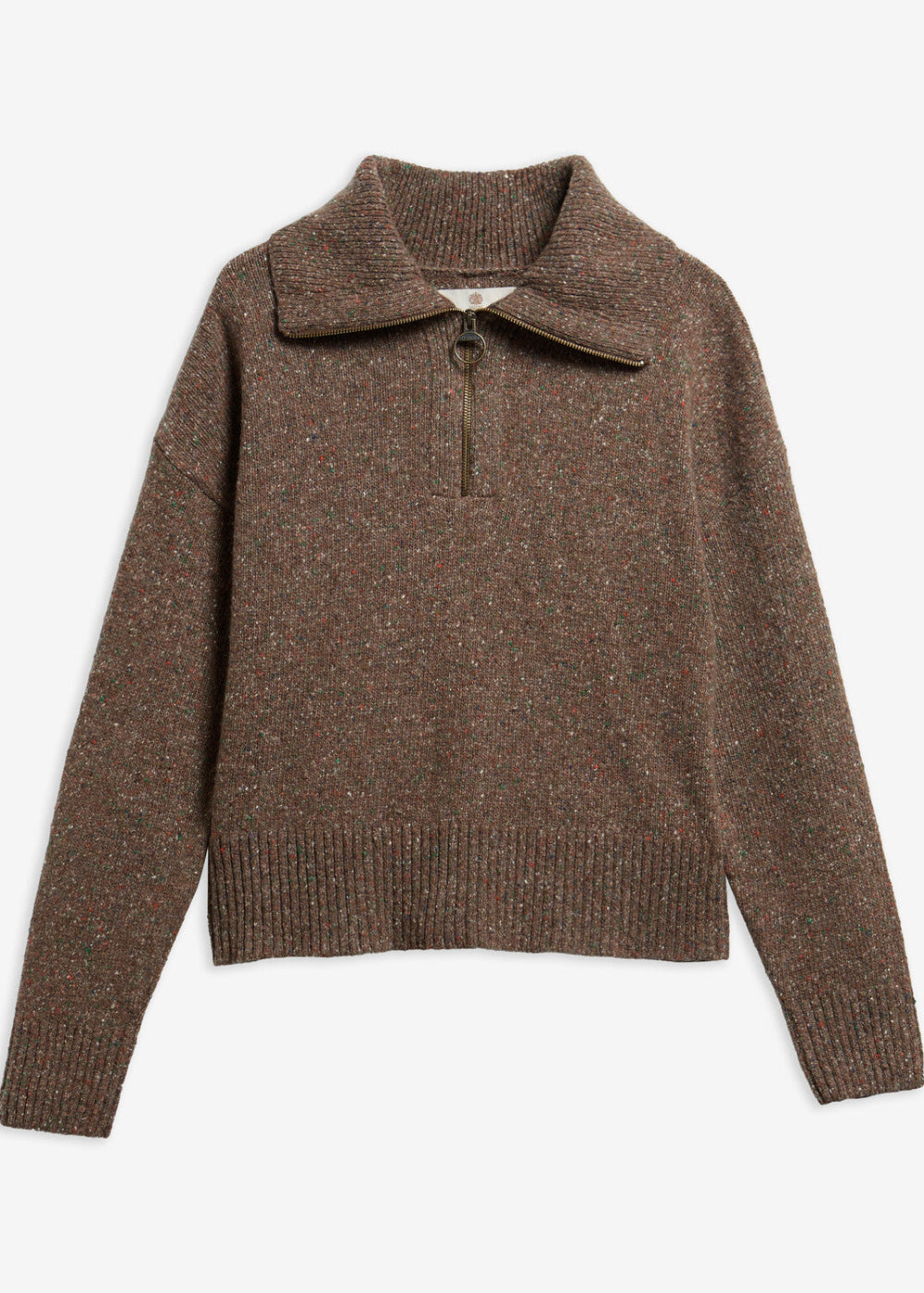 Lavensdale Half Zip Fleck Knitted Jumper
