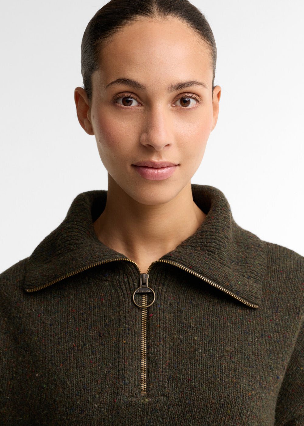 Lavensdale Half Zip Fleck Knitted Jumper