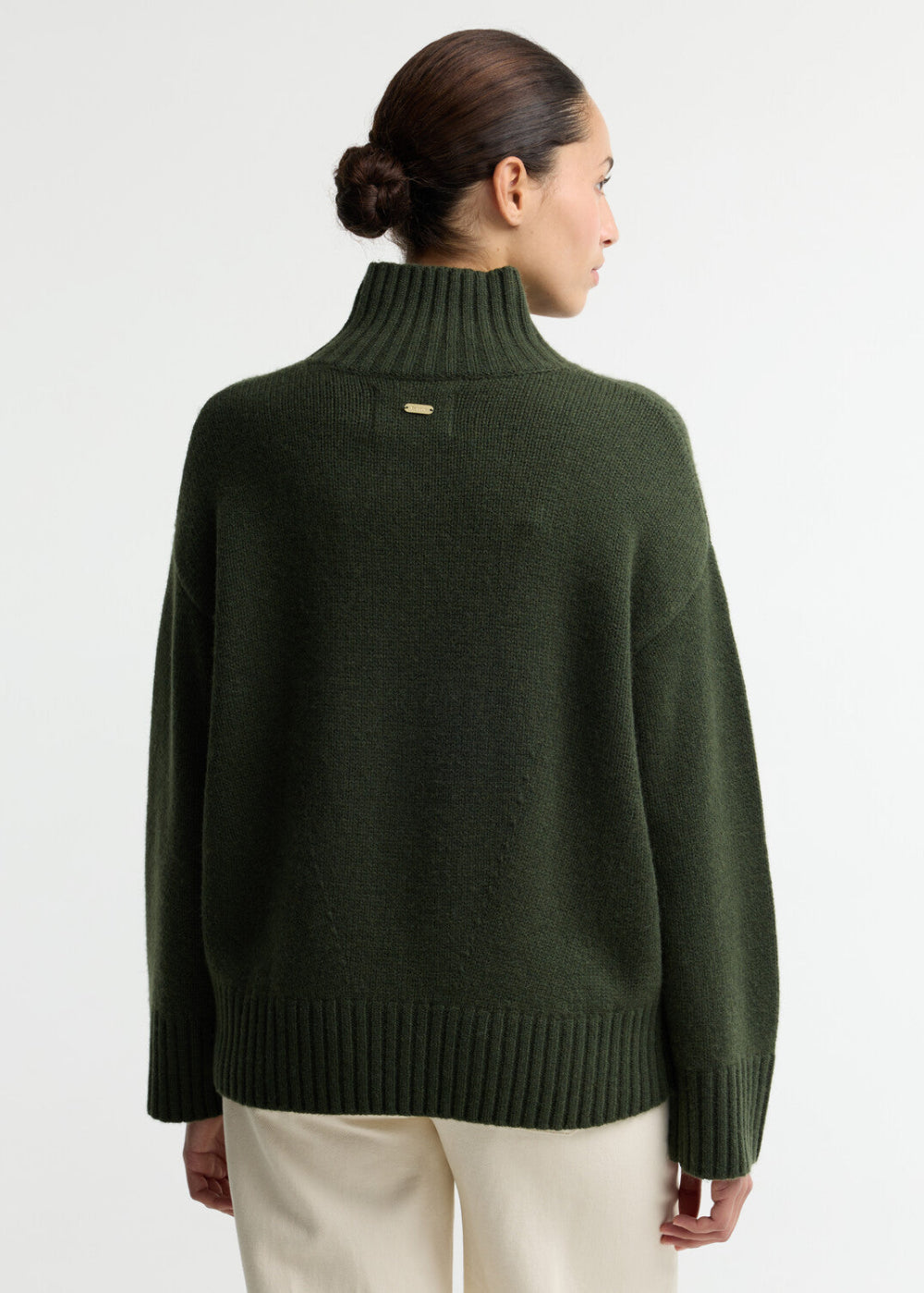 Woodhouse Cashmere Blend Funnel Neck Knitted Jumper