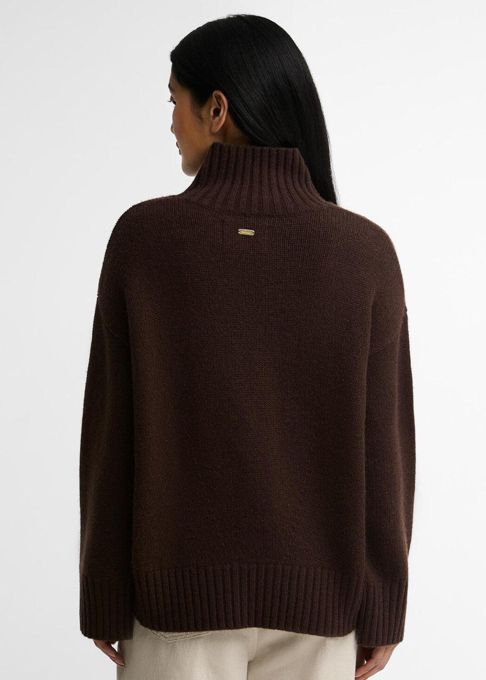 Woodhouse Cashmere Blend Funnel Neck Knitted Jumper