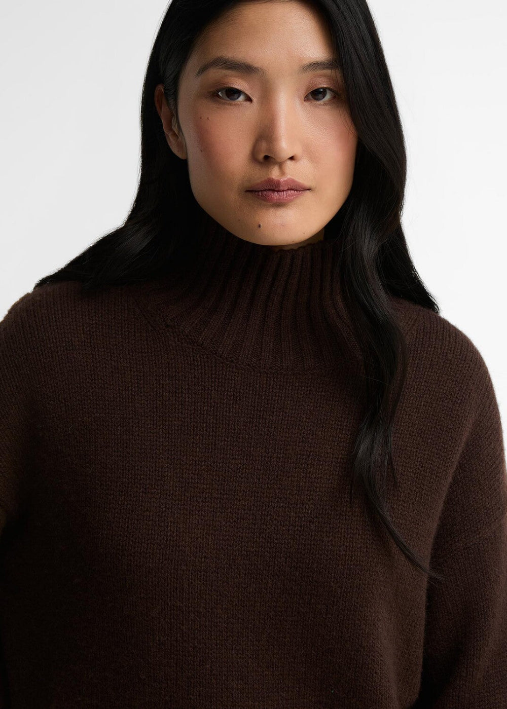 Woodhouse Cashmere Blend Funnel Neck Knitted Jumper