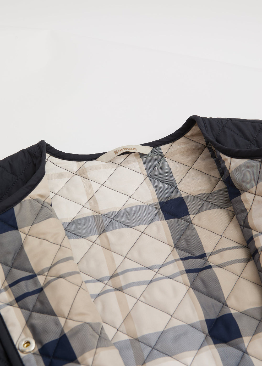 Cashel Collarless Quilted Jacket