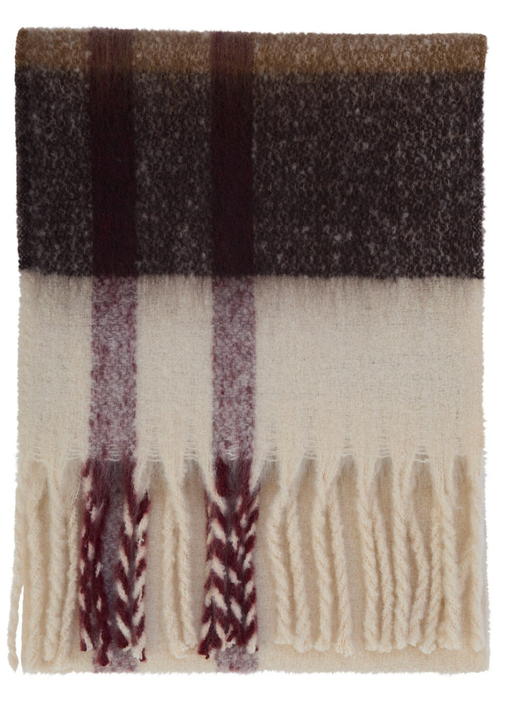 Isla Tartan Boucle Scarf