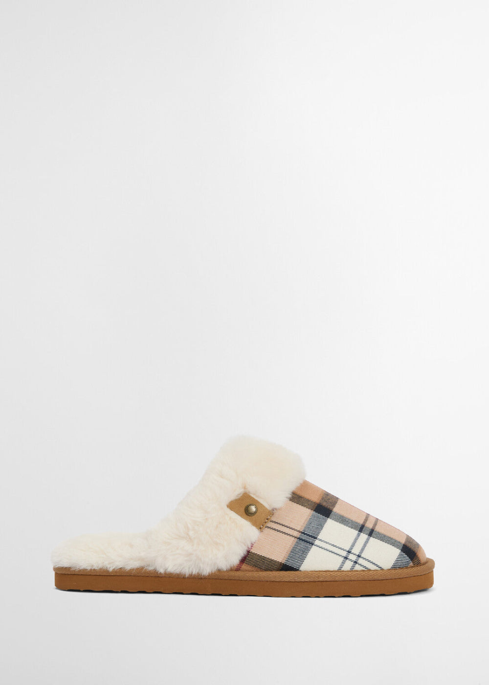 Claudia Tartan Mule Slippers
