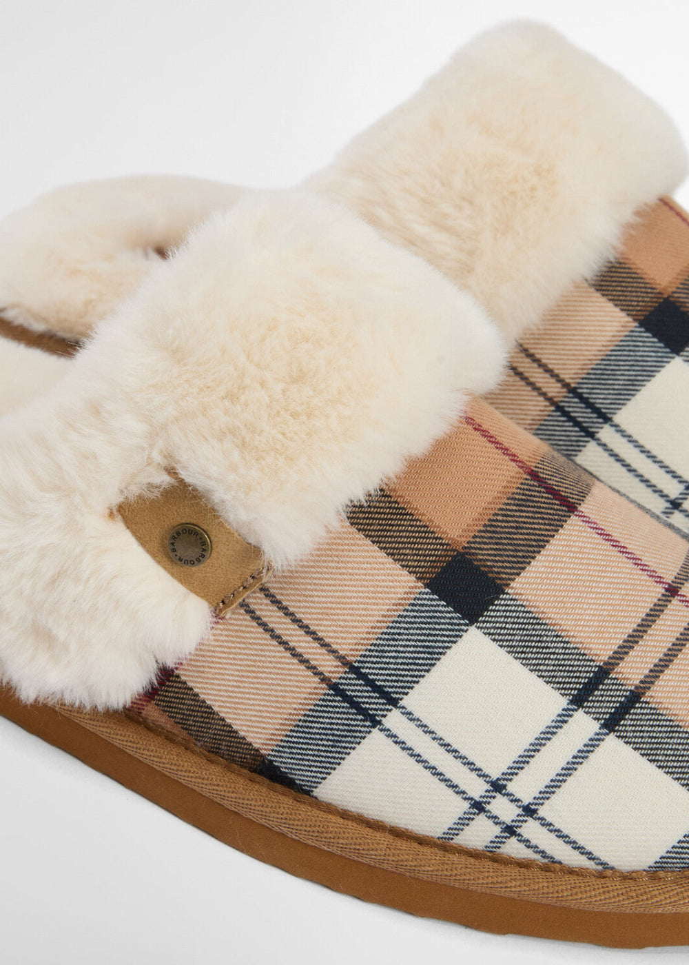 Claudia Tartan Mule Slippers