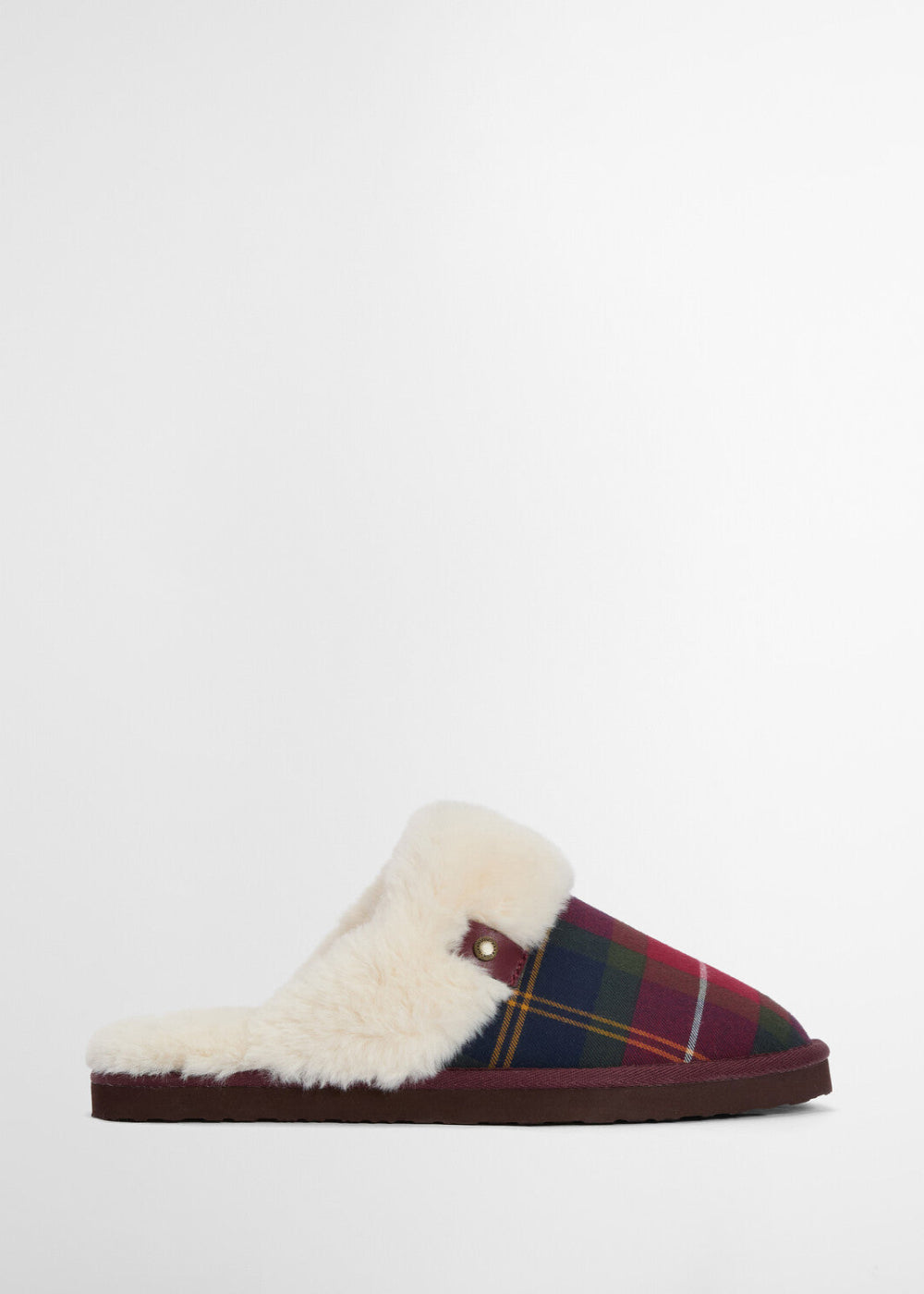 Claudia Tartan Mule Slippers