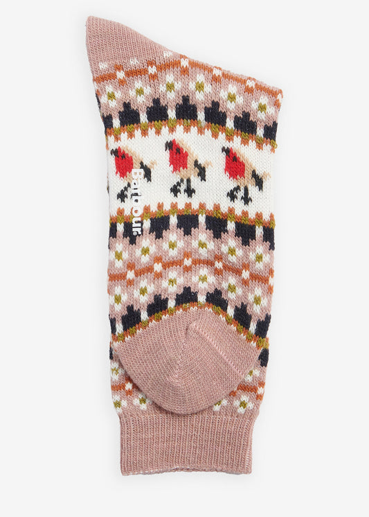 Robin Fairisle Socks