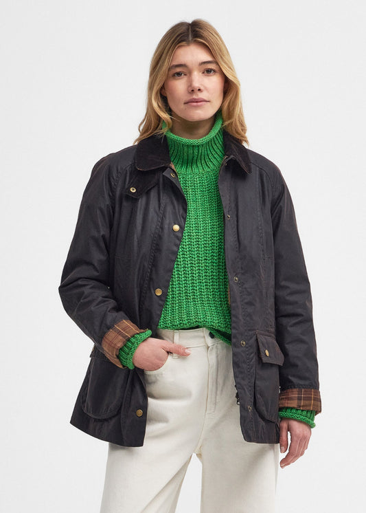 Ladies Beadnell Wax Jacket