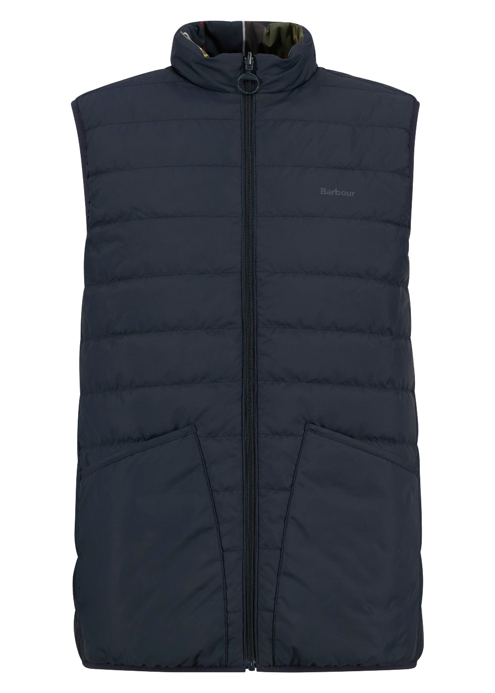 Reversible Tartan Puffer Gilet