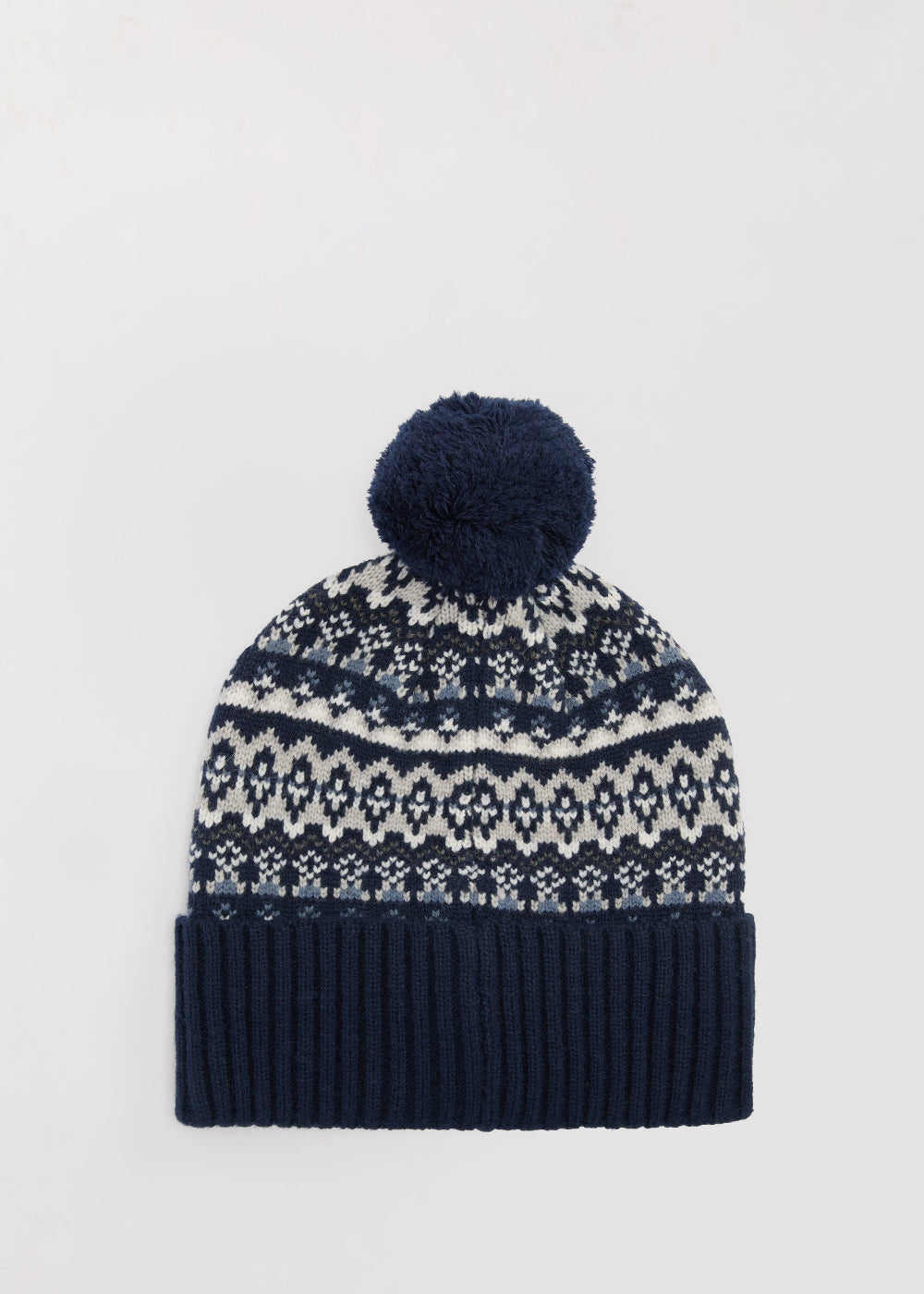 Marlow Fair Isle Pom Beanie