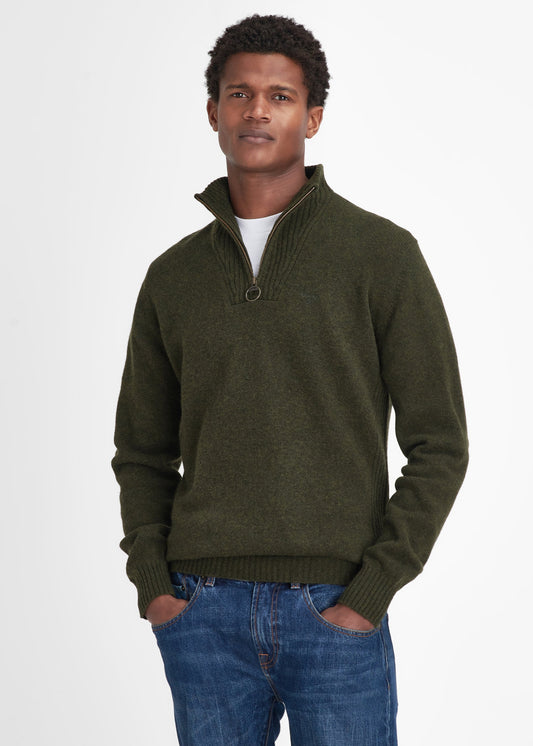 Essential Lambswool Half Zip Jumper