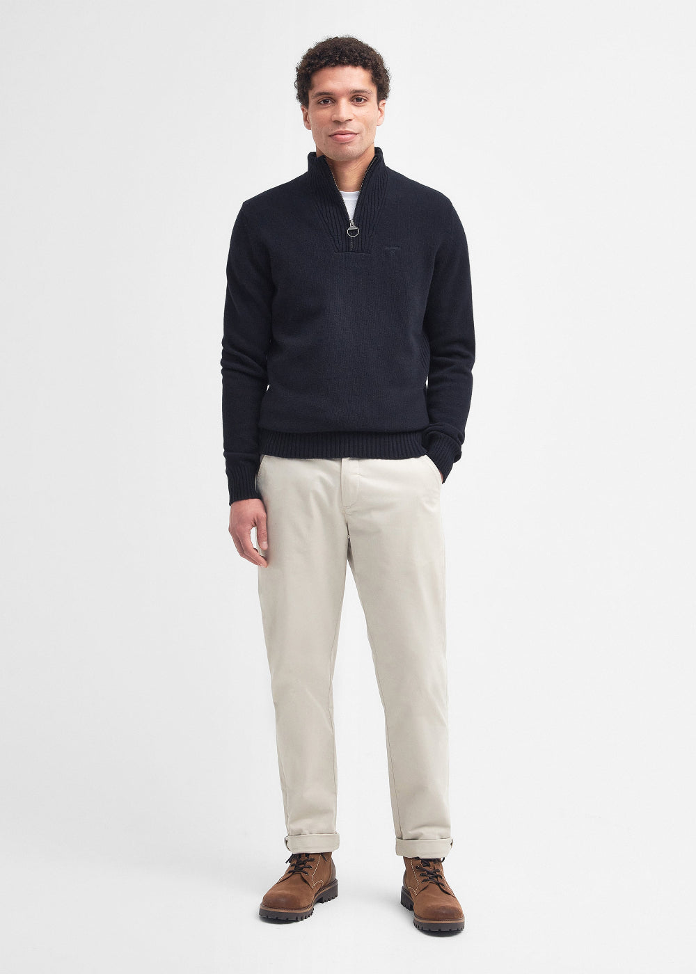 Essential Lambswool Half Zip Jumper