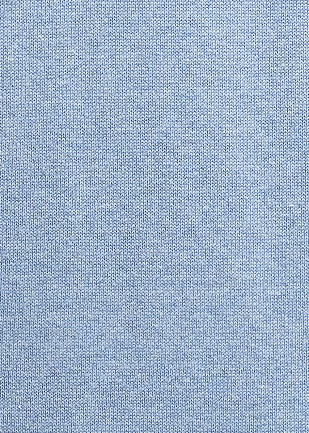 Cotton Half Zip Knitted Jumper