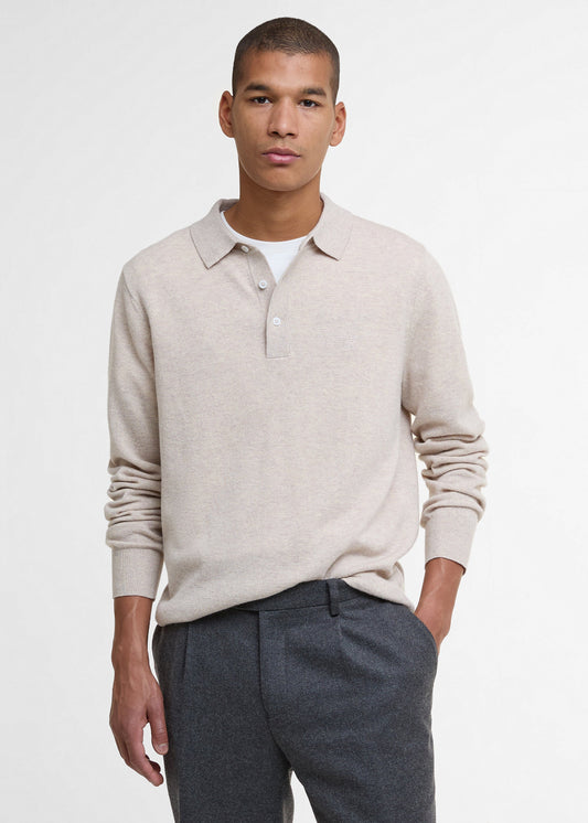 Hutherston Knitted Polo Shirt