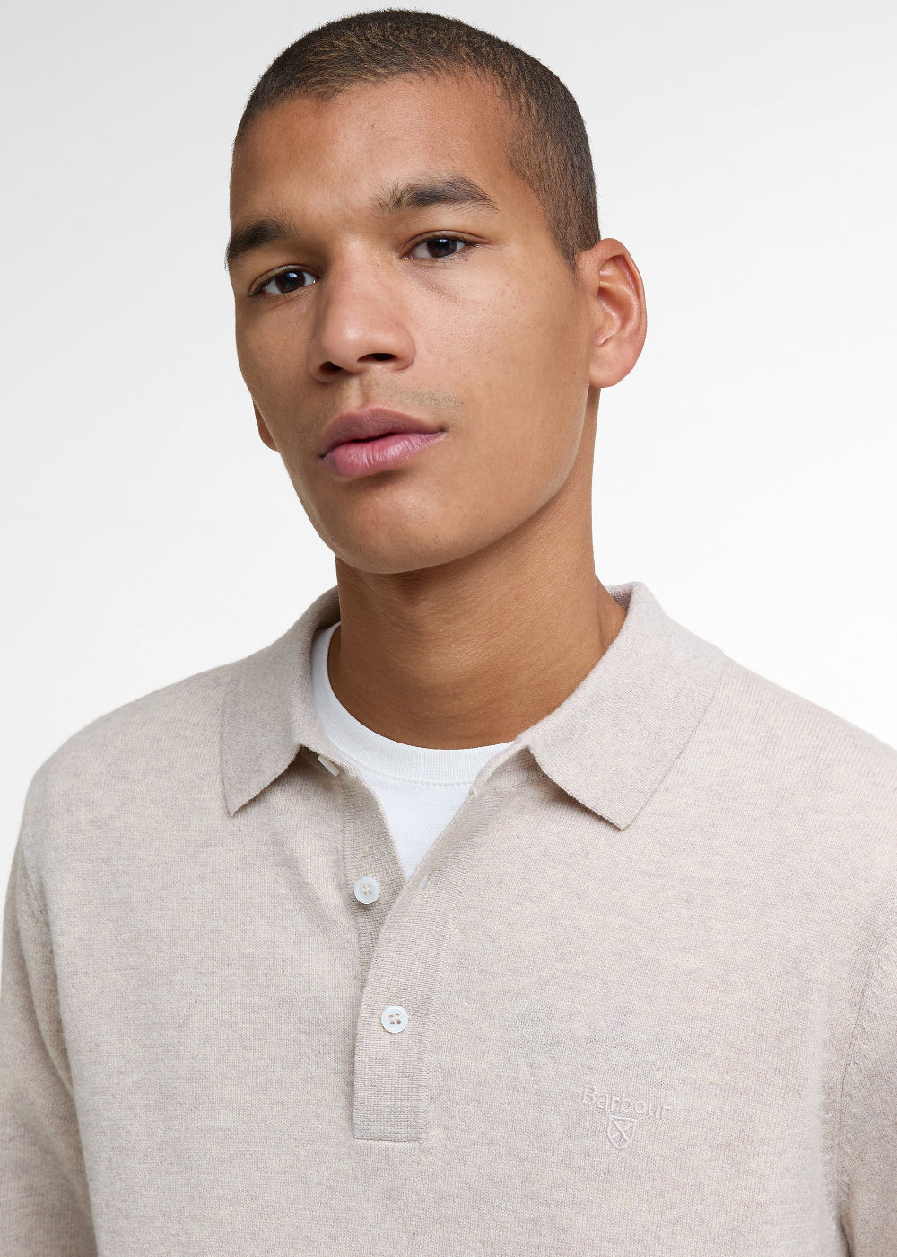 Hutherston Knitted Polo Shirt