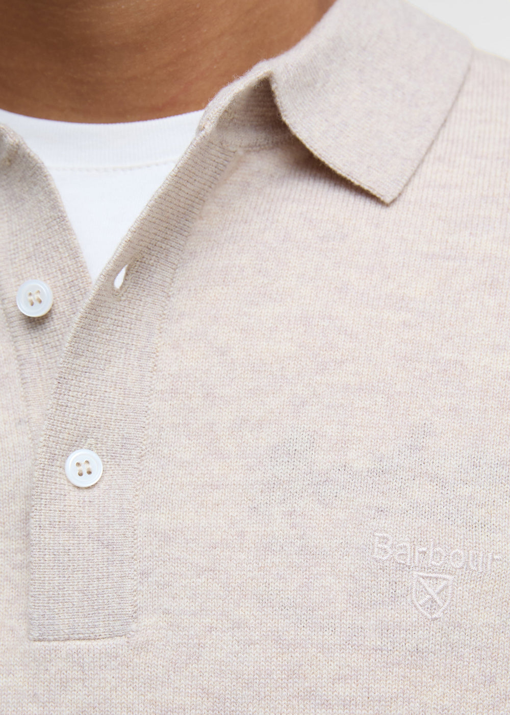 Hutherston Knitted Polo Shirt