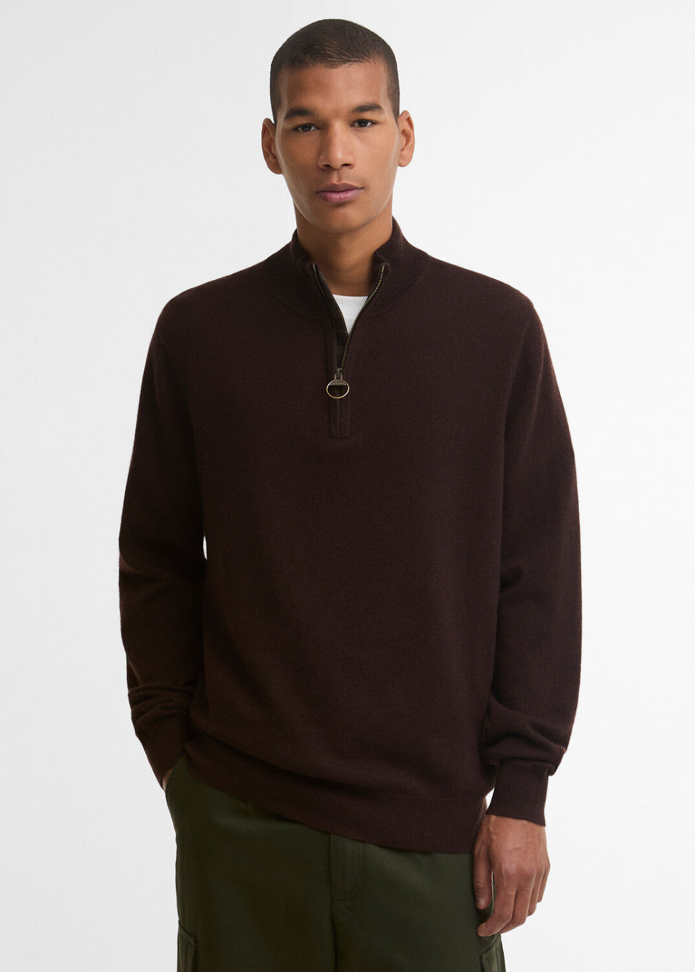 Ronson Tartan Trim Half Zip