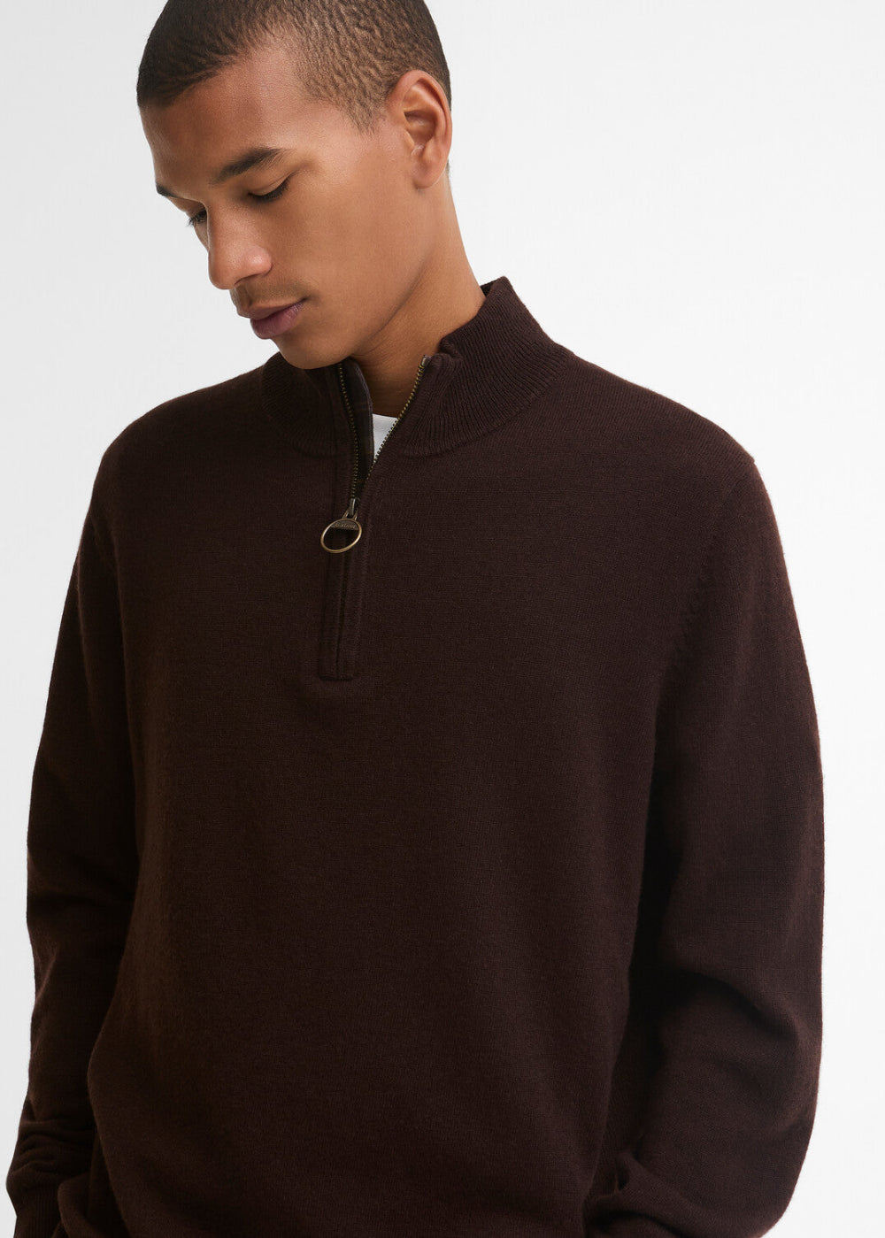 Ronson Tartan Trim Half Zip