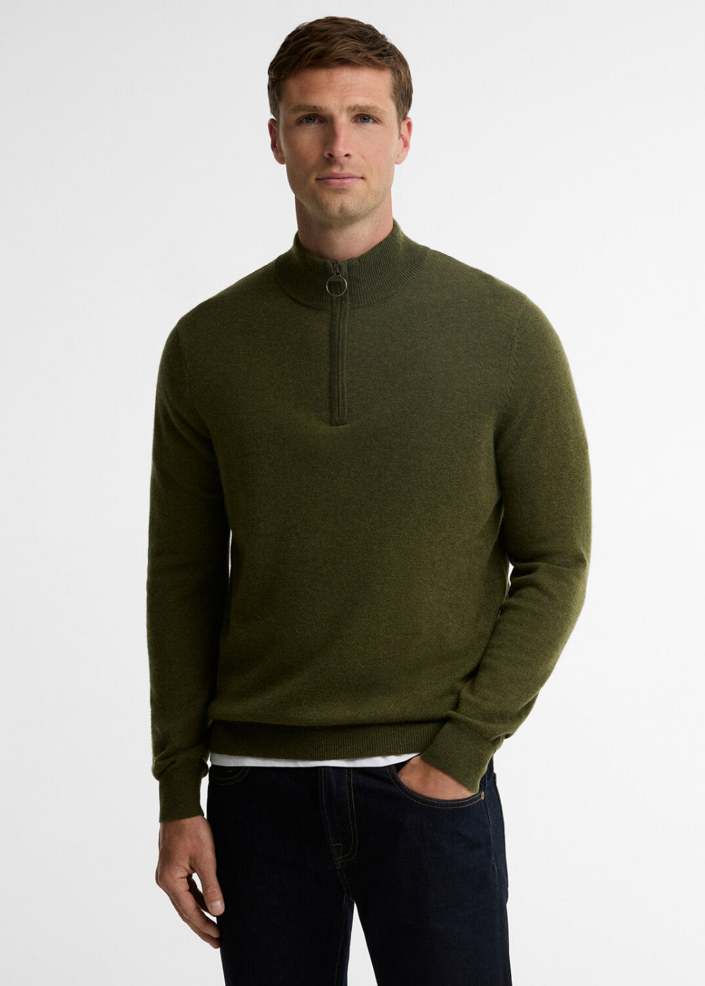 Ronson Tartan Trim Half Zip
