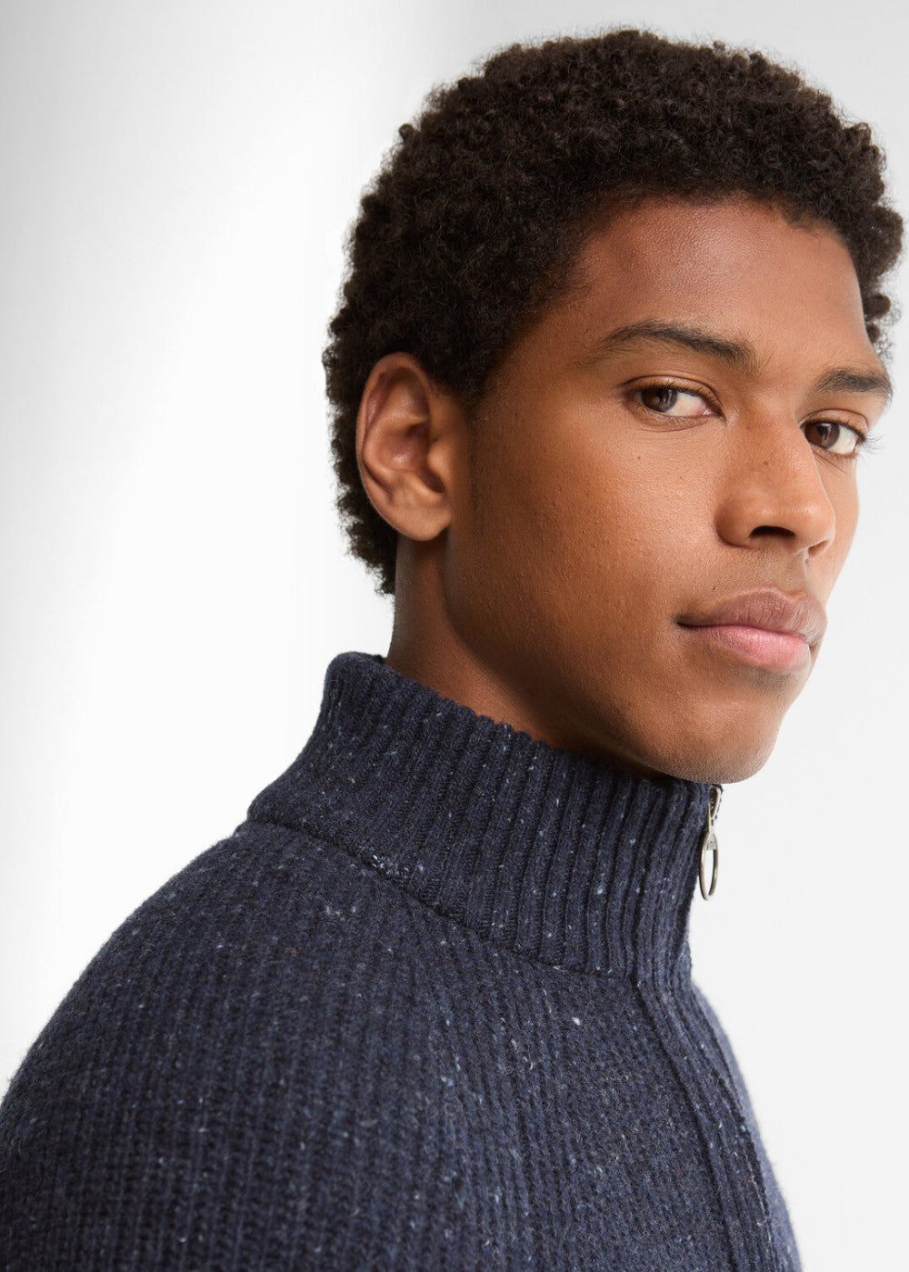 Essential Fleck Half Zip