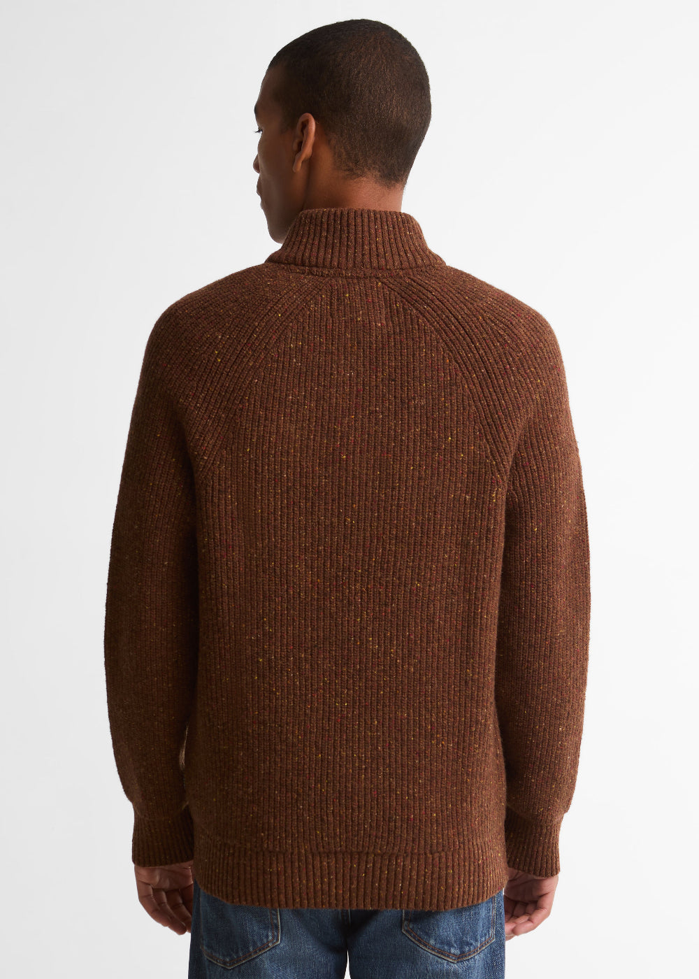 Essential Fleck Half Zip