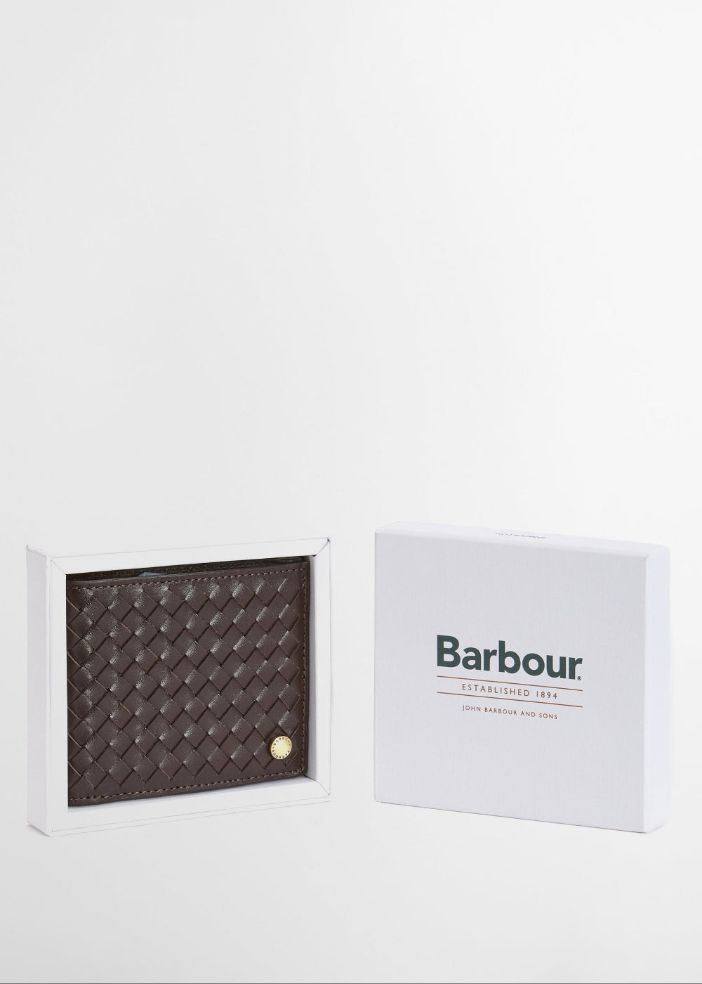 Farne Woven Leather Wallet