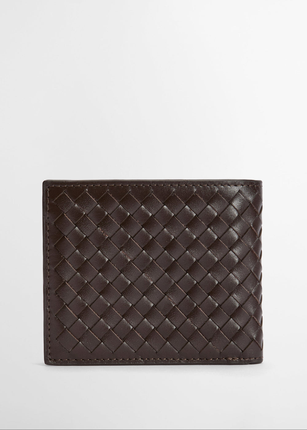 Farne Woven Leather Wallet