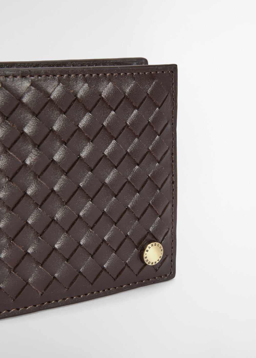 Farne Woven Leather Wallet
