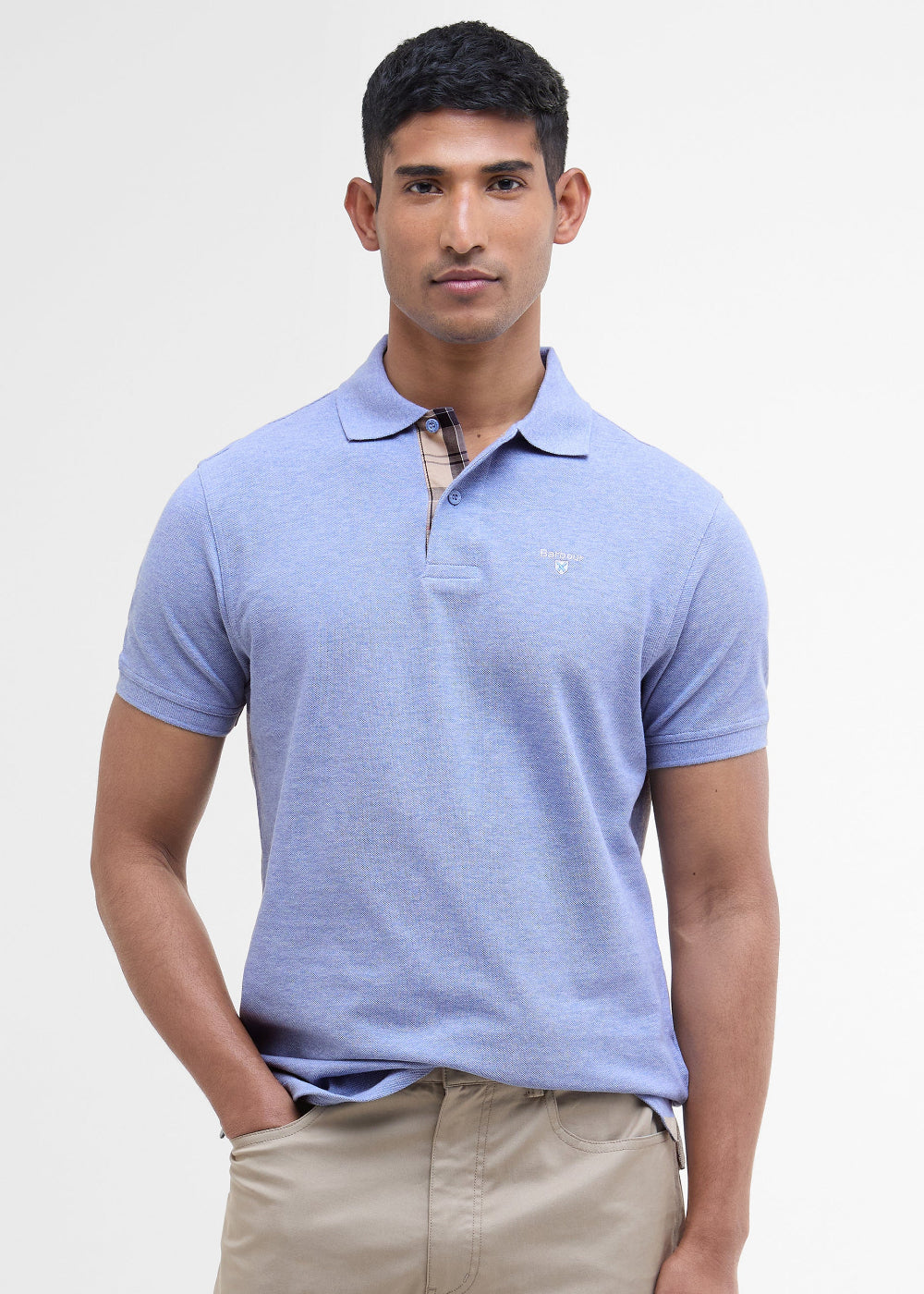 Tartan Pique Polo Shirt
