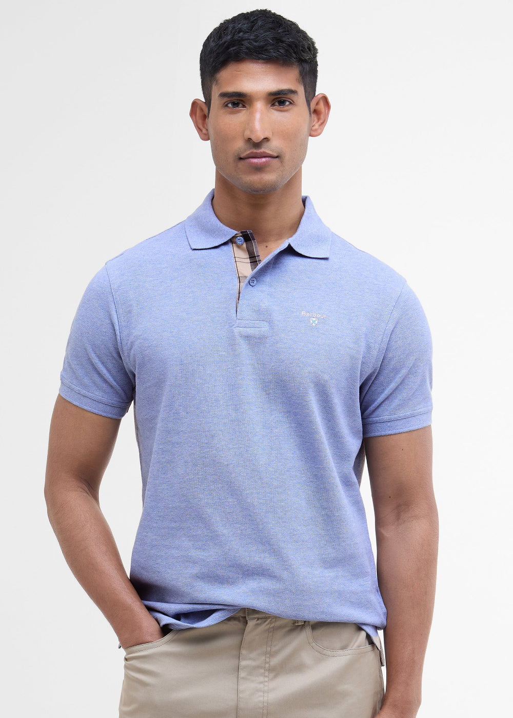 Tartan Pique Polo Shirt