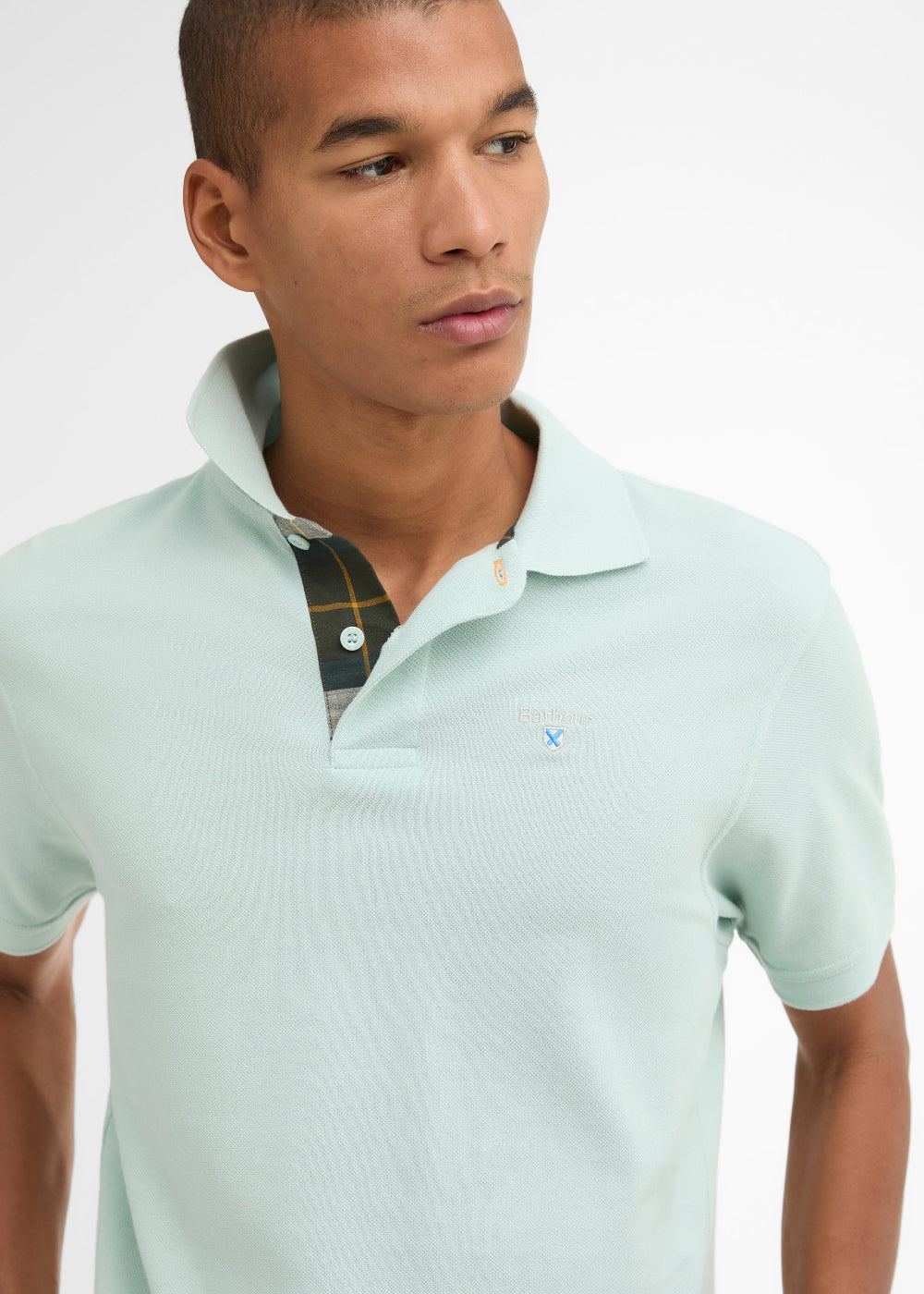 Tartan Pique Polo Shirt