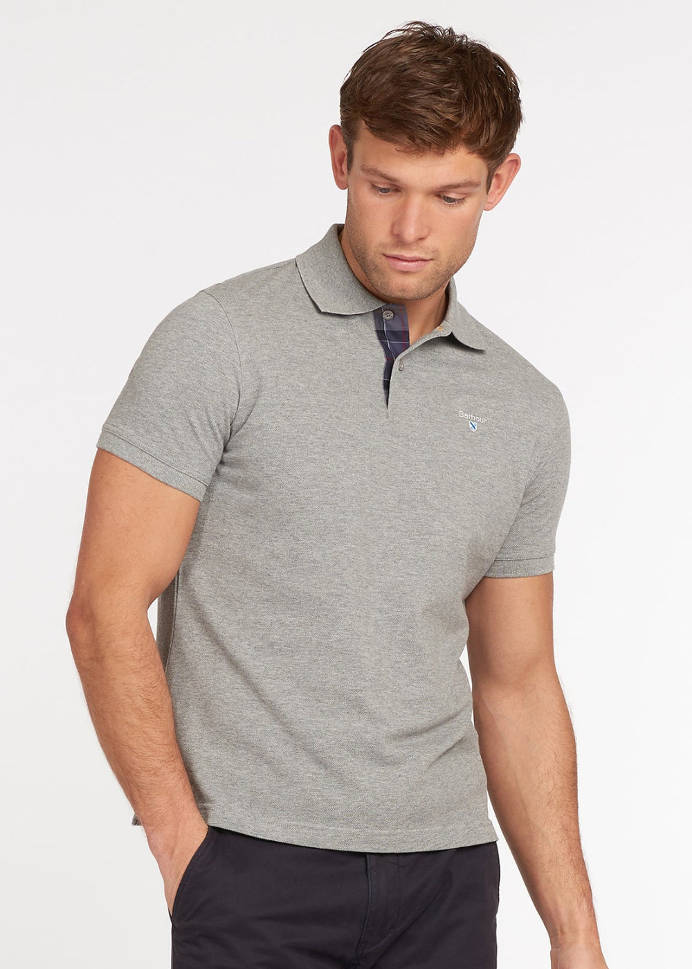 Tartan Pique Polo Shirt