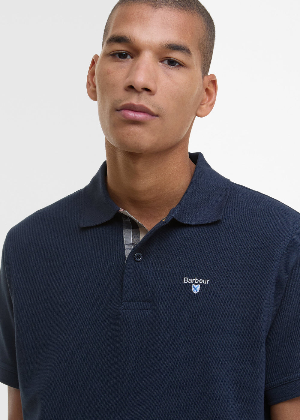 Tartan Pique Polo Shirt