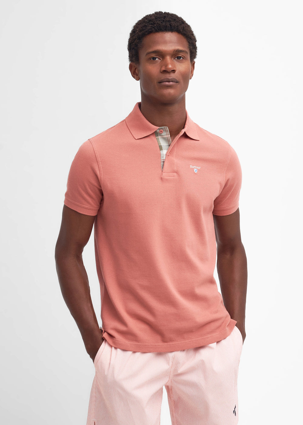 Tartan Pique Polo Shirt