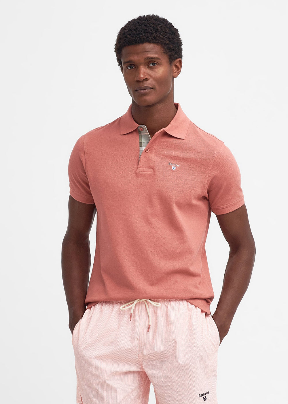 Tartan Pique Polo Shirt