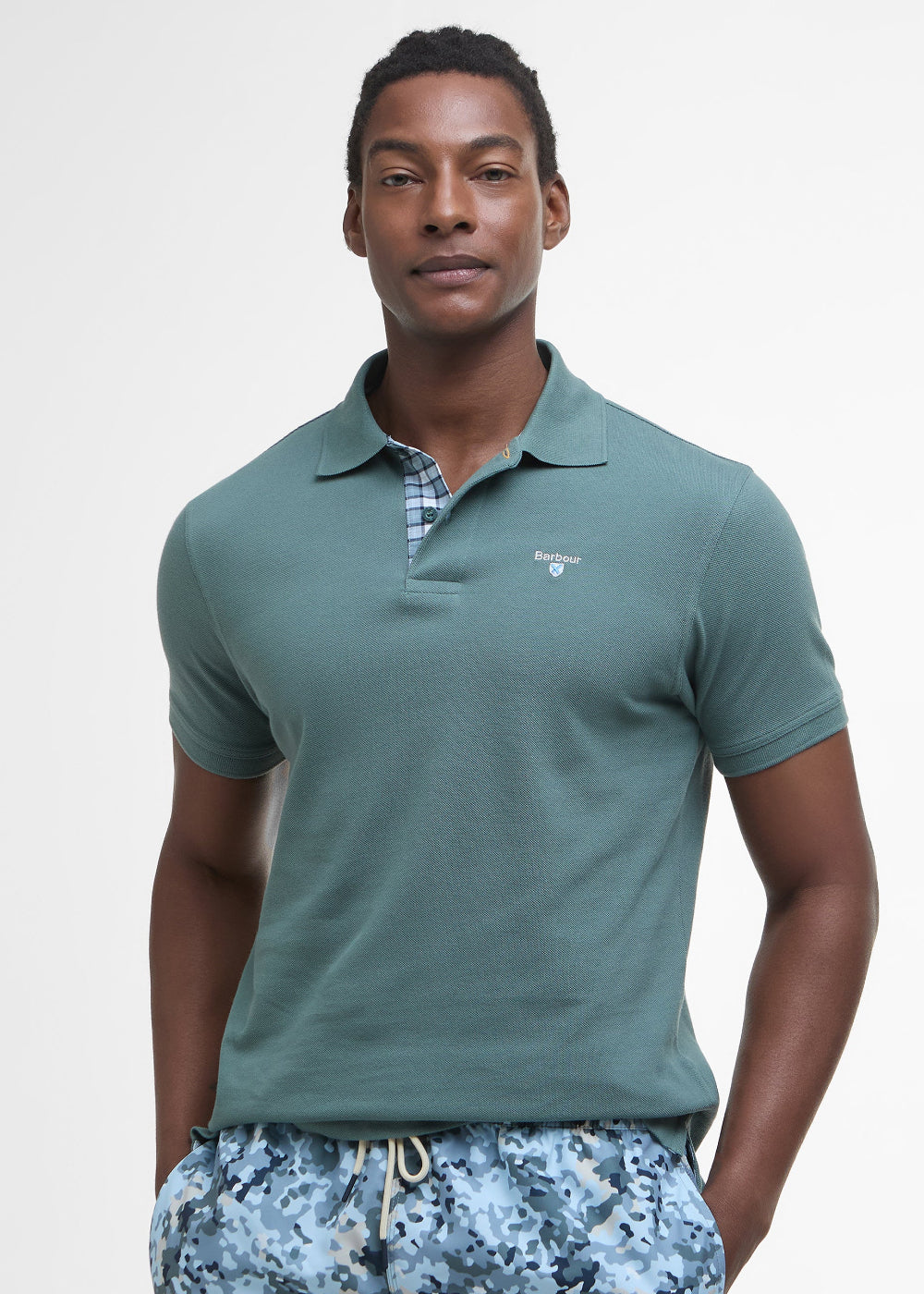 Tartan Pique Polo Shirt
