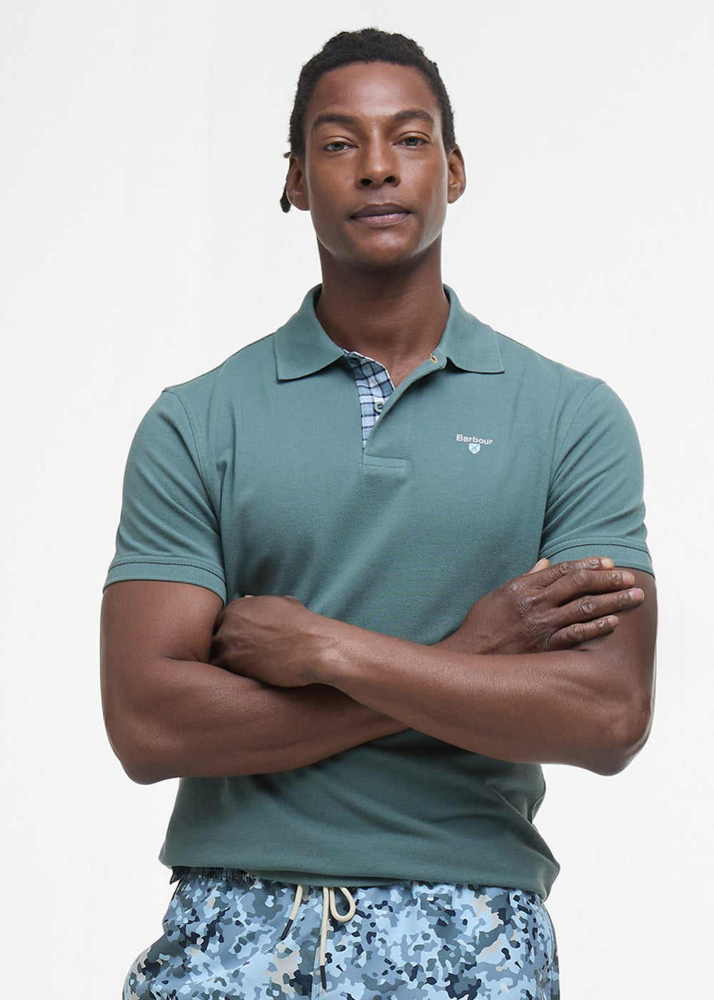 Tartan Pique Polo Shirt