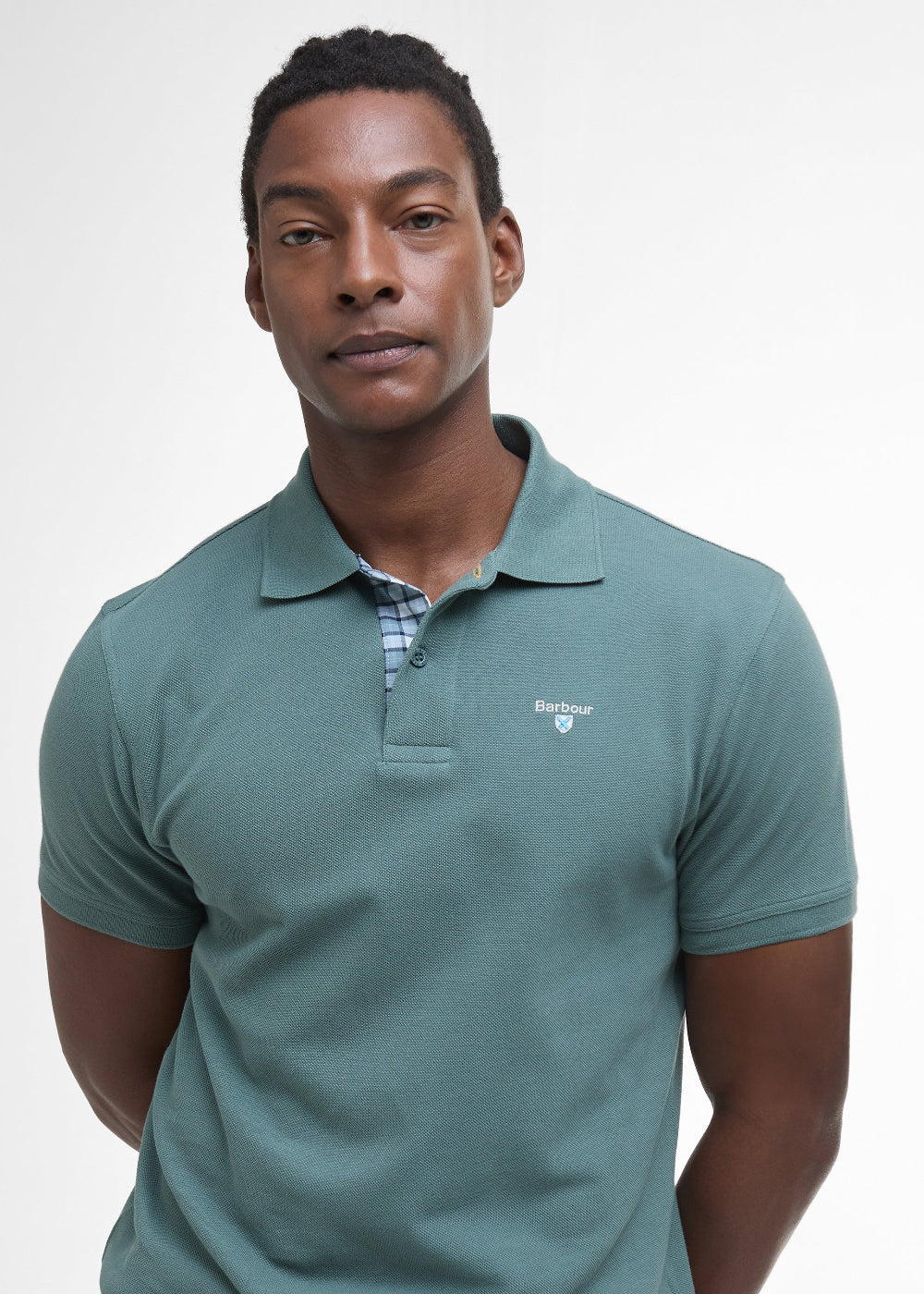 Tartan Pique Polo Shirt