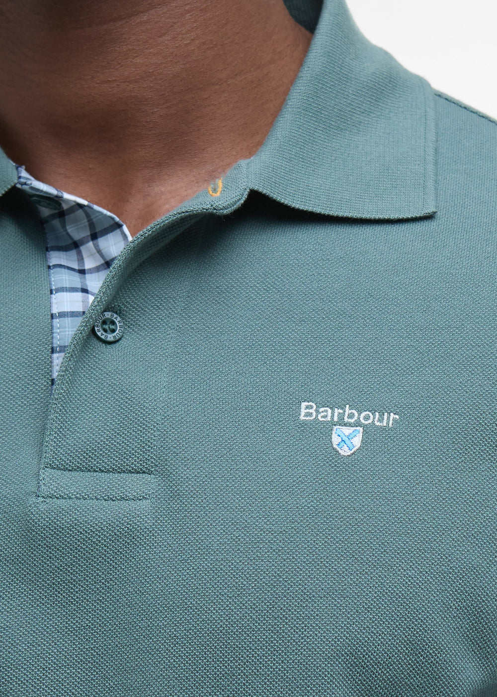 Tartan Pique Polo Shirt