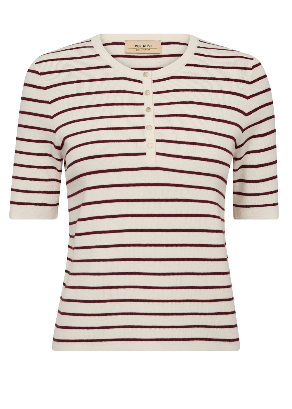 MMAliz Caliz Stripe Short Sleeve Knit