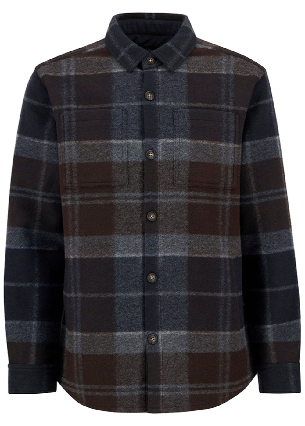 Chapter Tailored Check Overshirt