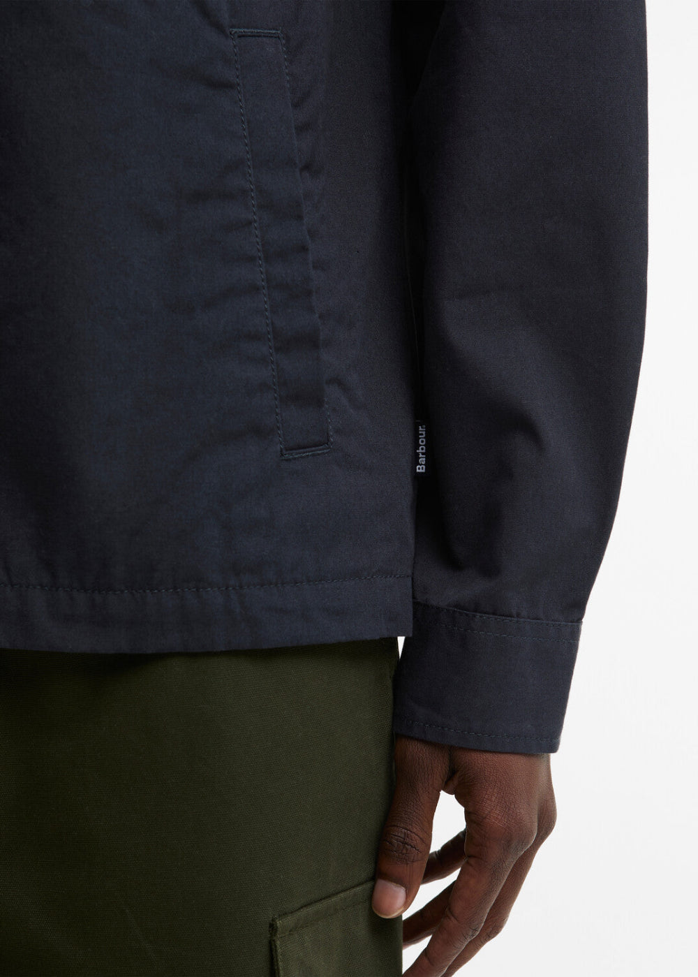 Cord Collar Twill Overshirt
