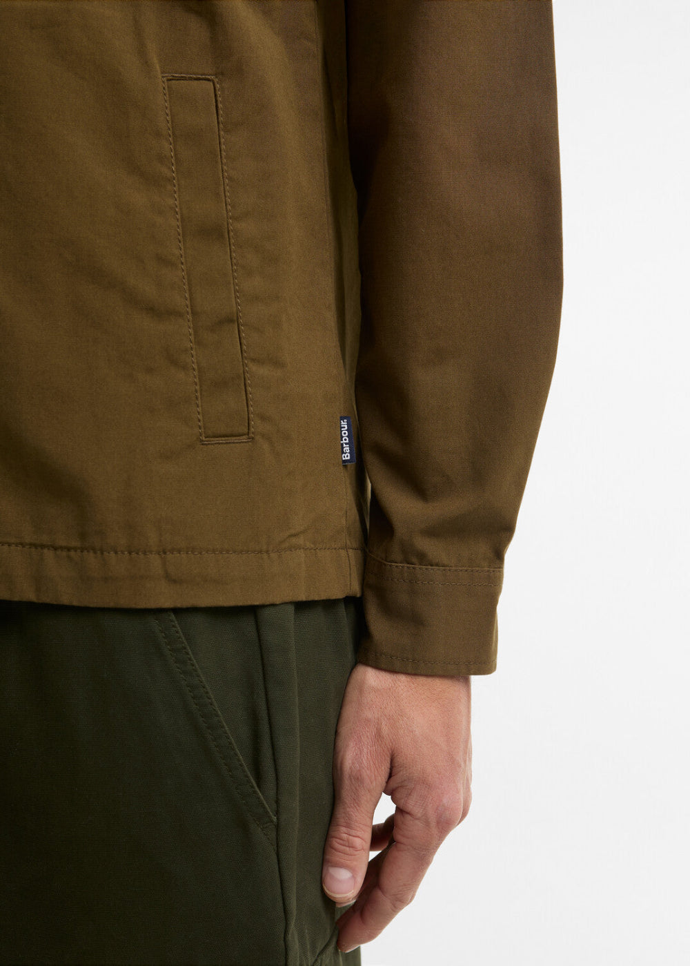 Cord Collar Twill Overshirt
