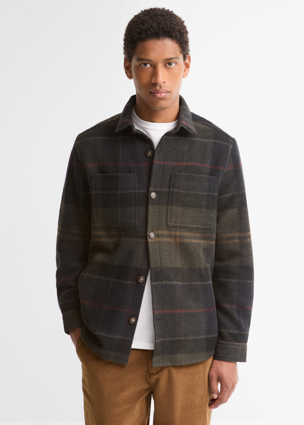 Woodlane Brushed Check Overshirt