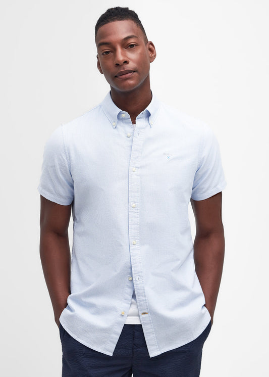 Striped Oxtown Tailored Short Sleeved Shirt